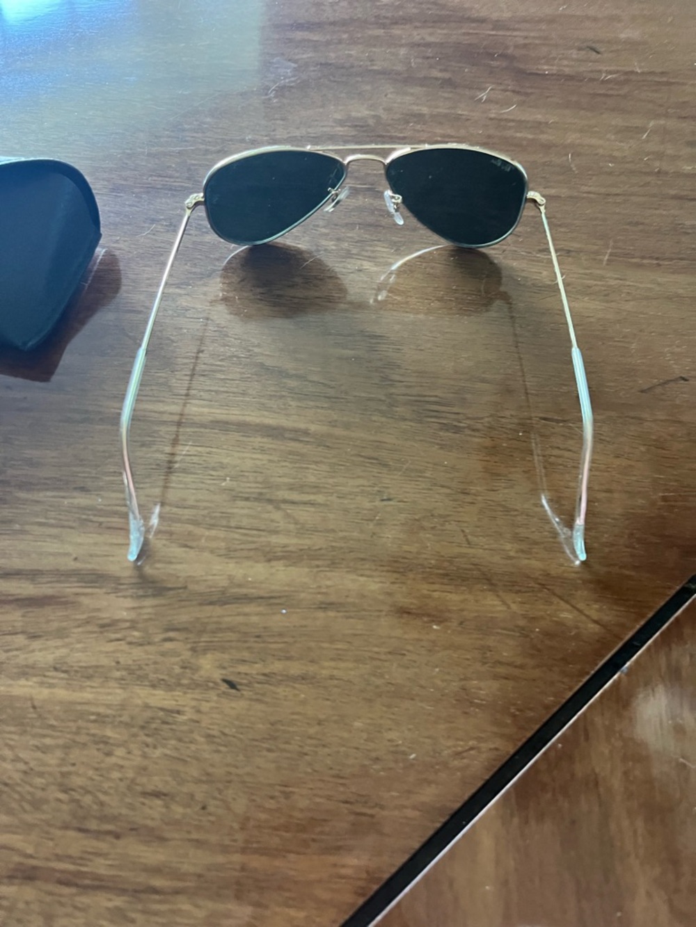 Ray-Ban Aviator Children’s Sunglasses - Gold Frame with Black Lenses - Picture 2 of 5
